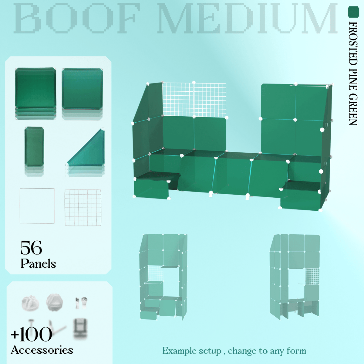 Frosted Pine Green (PMS 2245 C)