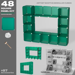 BOOF Medium - Modular Cube Artist Table Setup Kit - Artistbooths