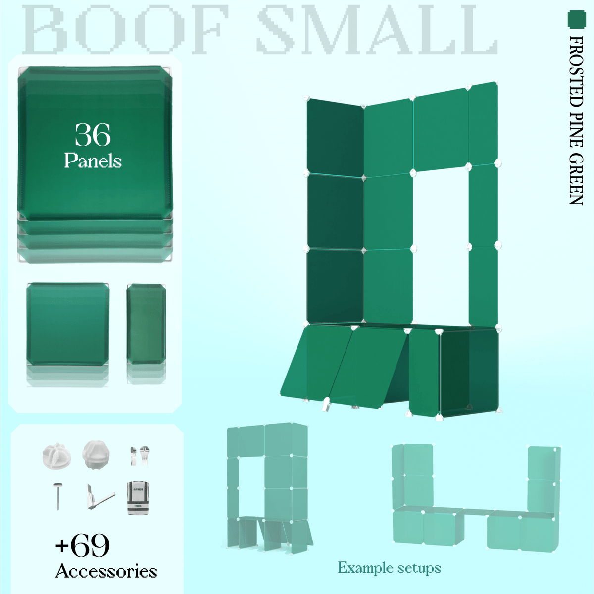Frosted Pine Green (PMS 2245 C)