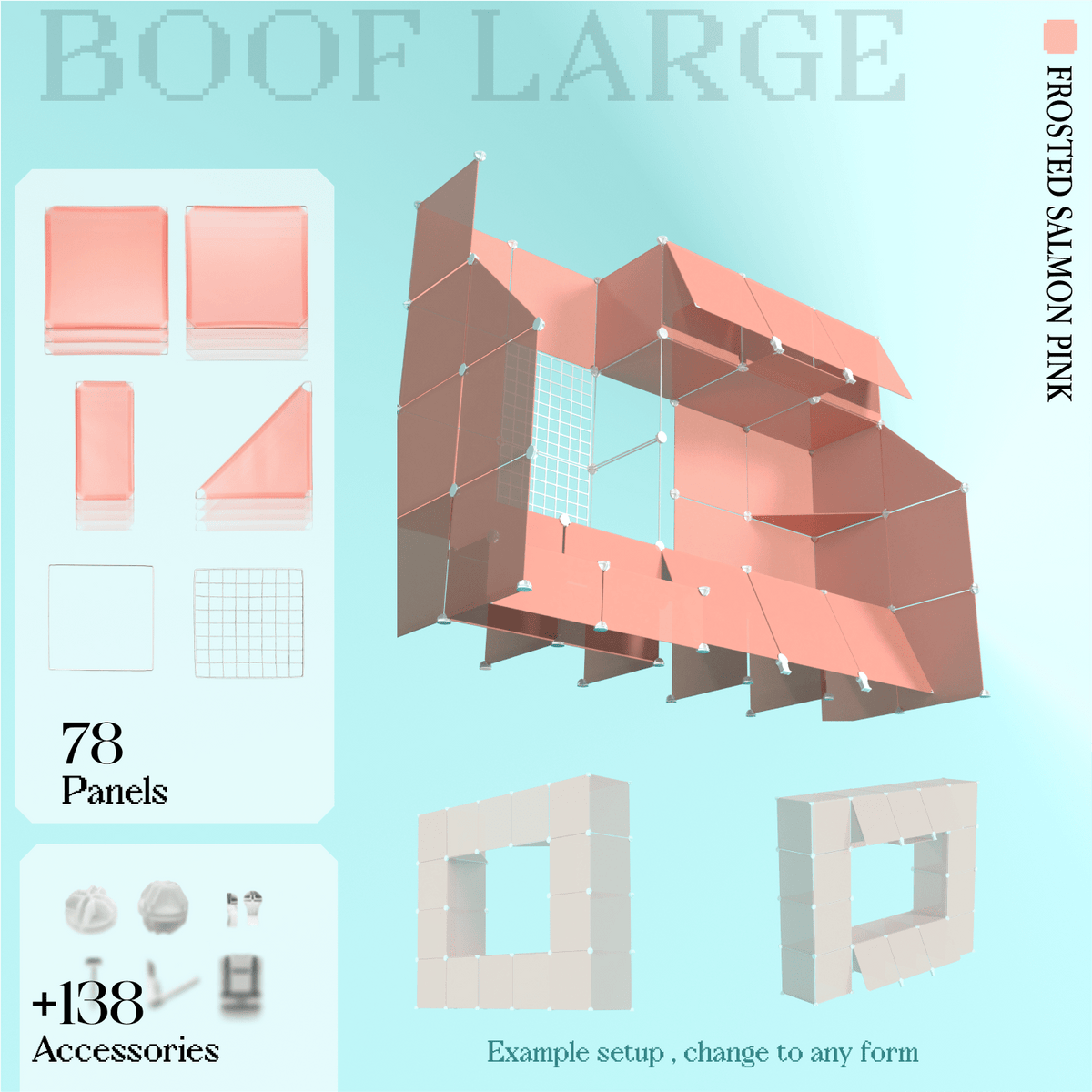 Frosted Salmon Pink (PMS 1765 C)