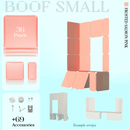 BOOF Small  - Modular Cube Artist Table Setup
