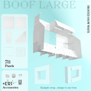 BOOF Large - Modular Cube Artist Table Setup