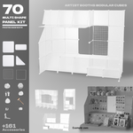 BOOF Large  - Modular Cube Artist Table Setup Kit - Artistbooths