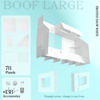 BOOF Large - Modular Cube Artist Table Setup