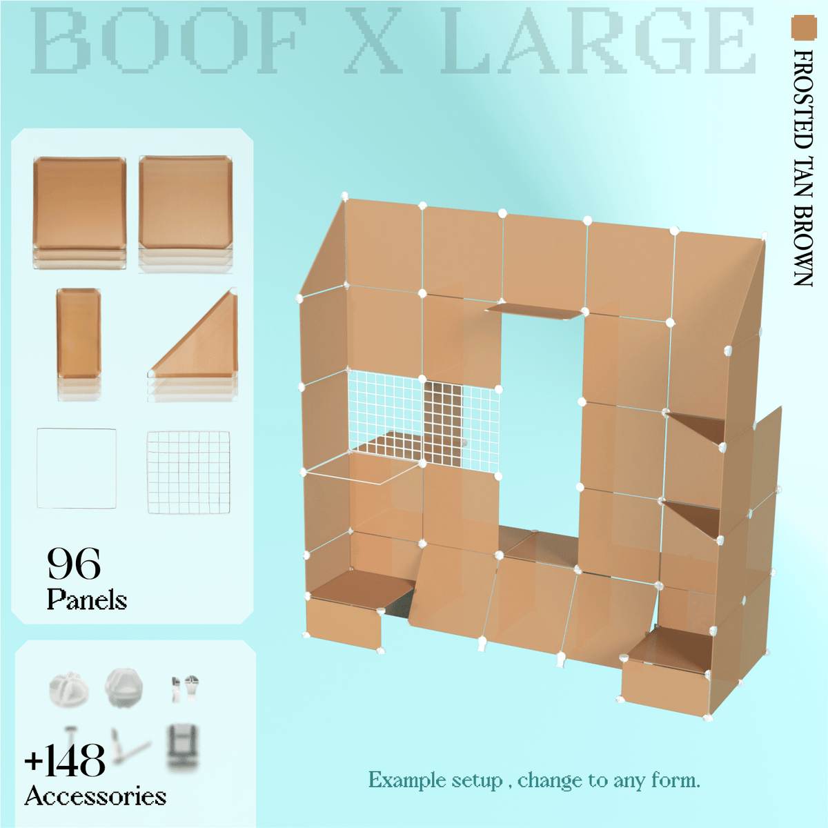 Frosted Tan Brown (PMS 728C)