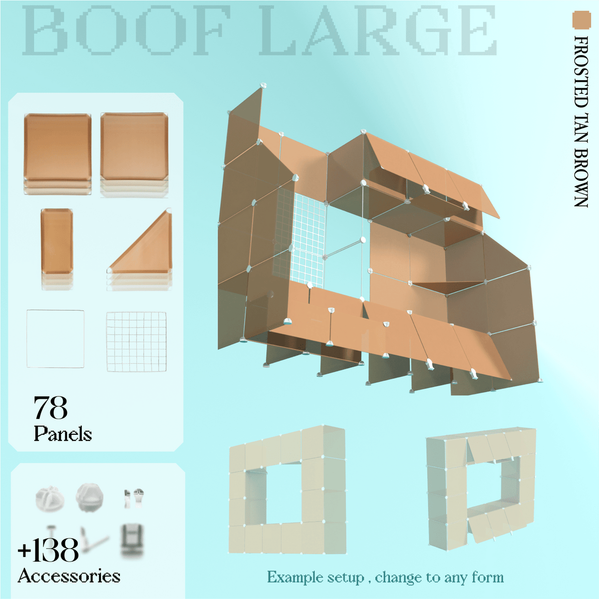 Frosted Tan Brown (PMS 728C)