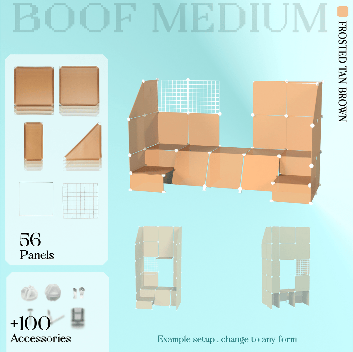 Frosted Tan Brown (PMS 728C)