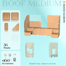 BOOF Medium - Modular Cube Artist Table Setup