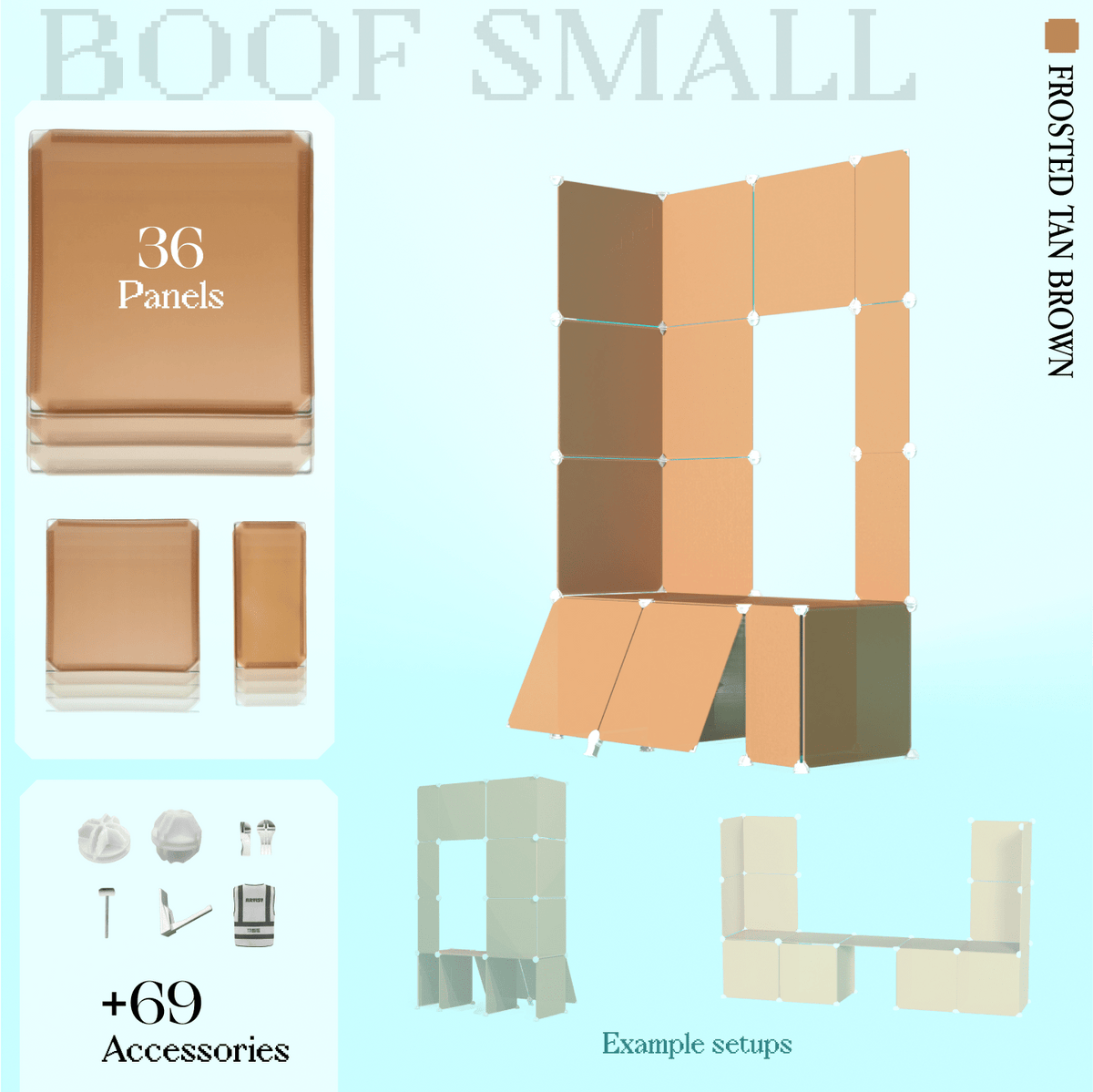 Frosted Tan Brown (PMS 728C)