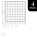 Square Wire Grid Panel (35x35cm) - BOOF Bulk Pack