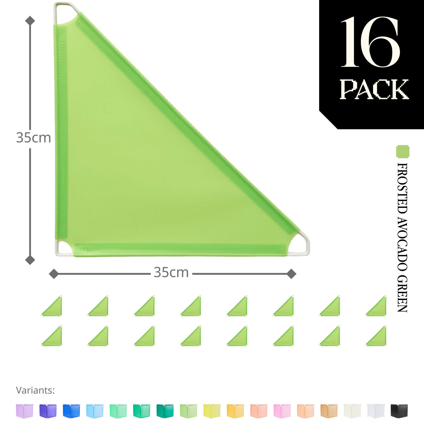 Modular Triangle Panel (35x35cm) - BOOF Bulk Pack