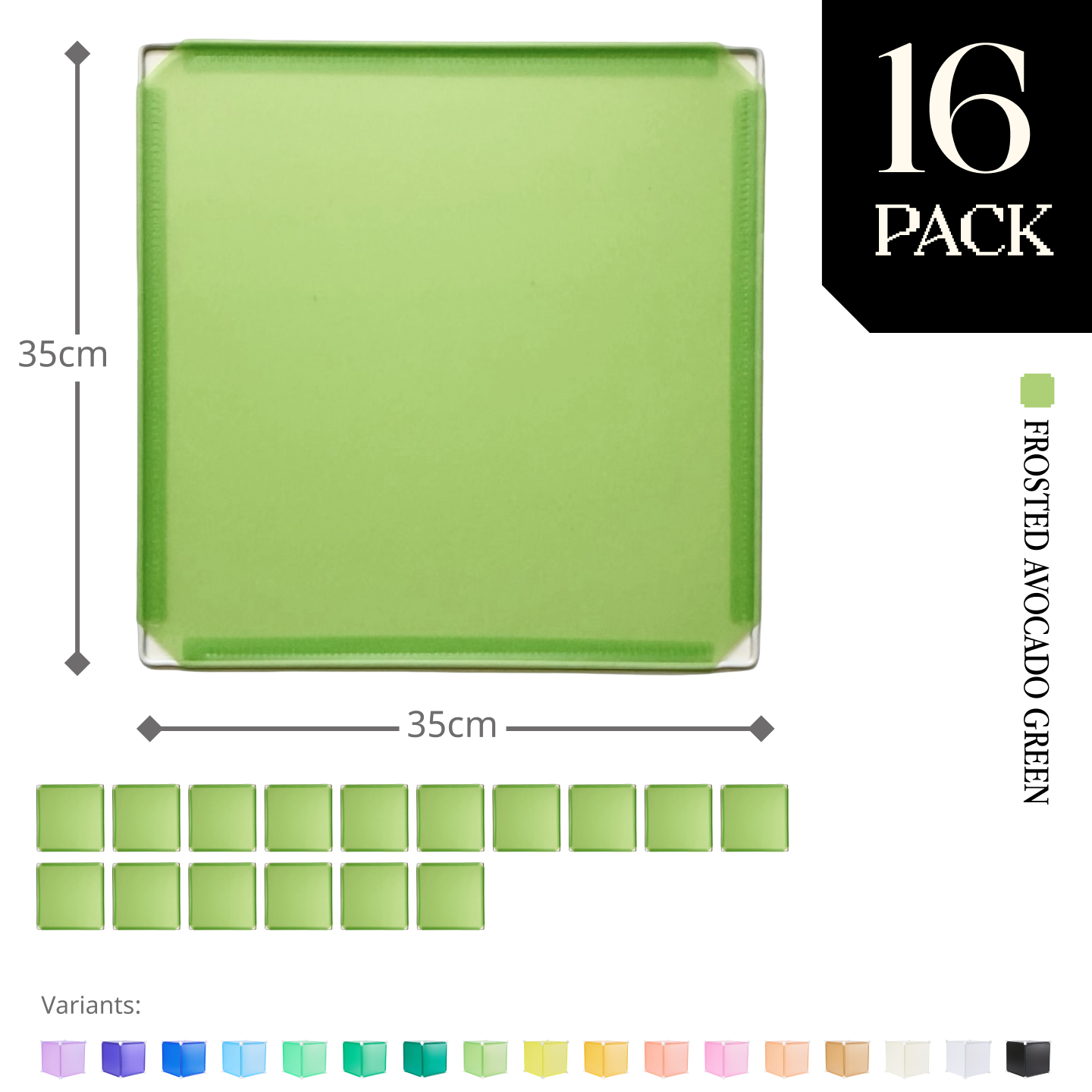 Modular Square Panel (35x35cm) - BOOF Bulk pack