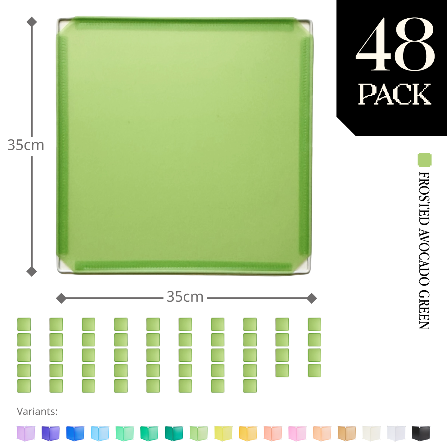 Modular Square Panel (35x35cm) - BOOF Bulk pack