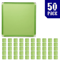 50-pack of Avocado Green BOOF panels for modular artist alley and convention booth connector grid display setups.