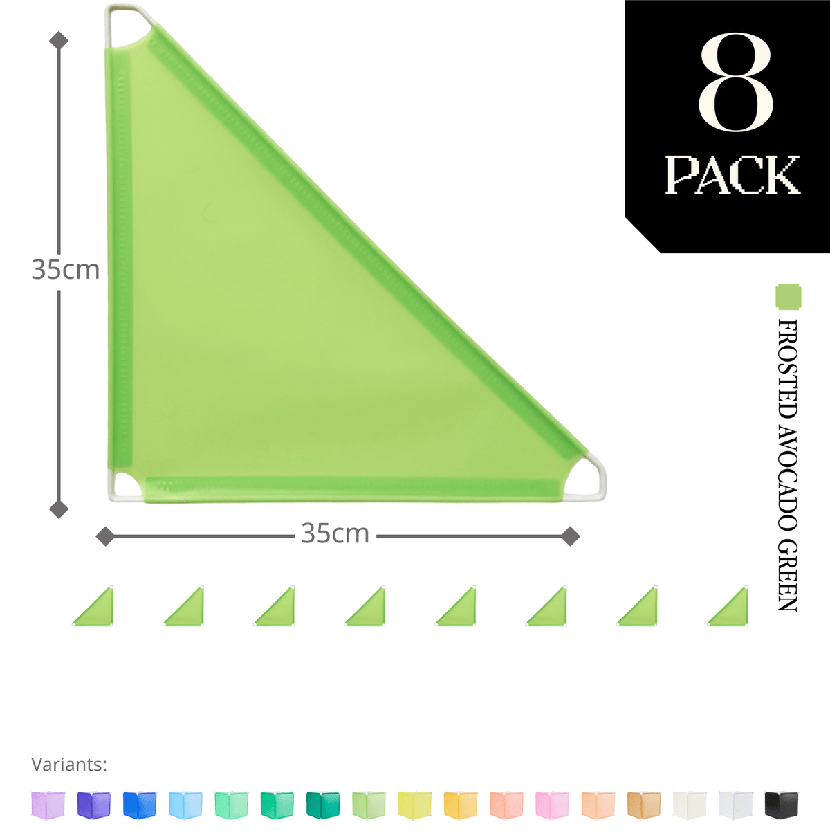 Frosted Avocado Green (PMS 359C) / 8-pack [10% off]
