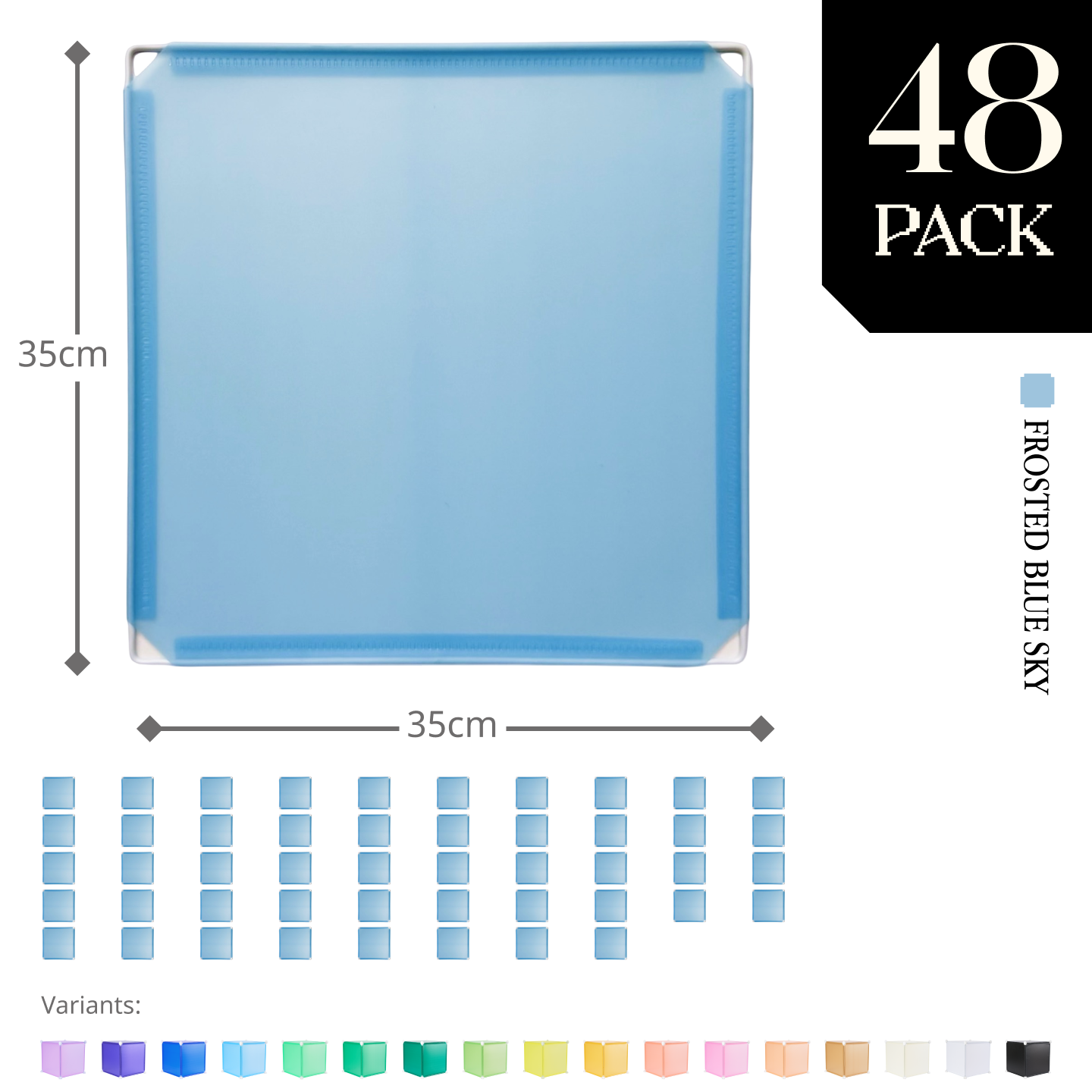 Modular Square Panel (35x35cm) - BOOF Bulk pack