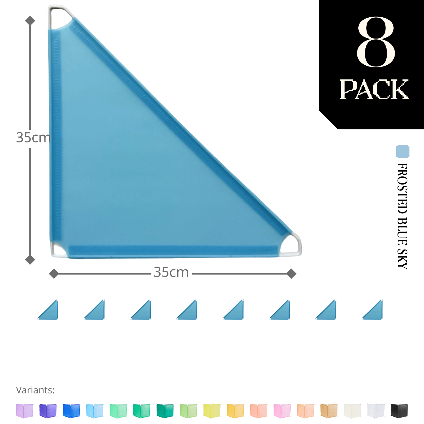 Modular Triangle Panel (35x35cm) - BOOF Bulk Pack