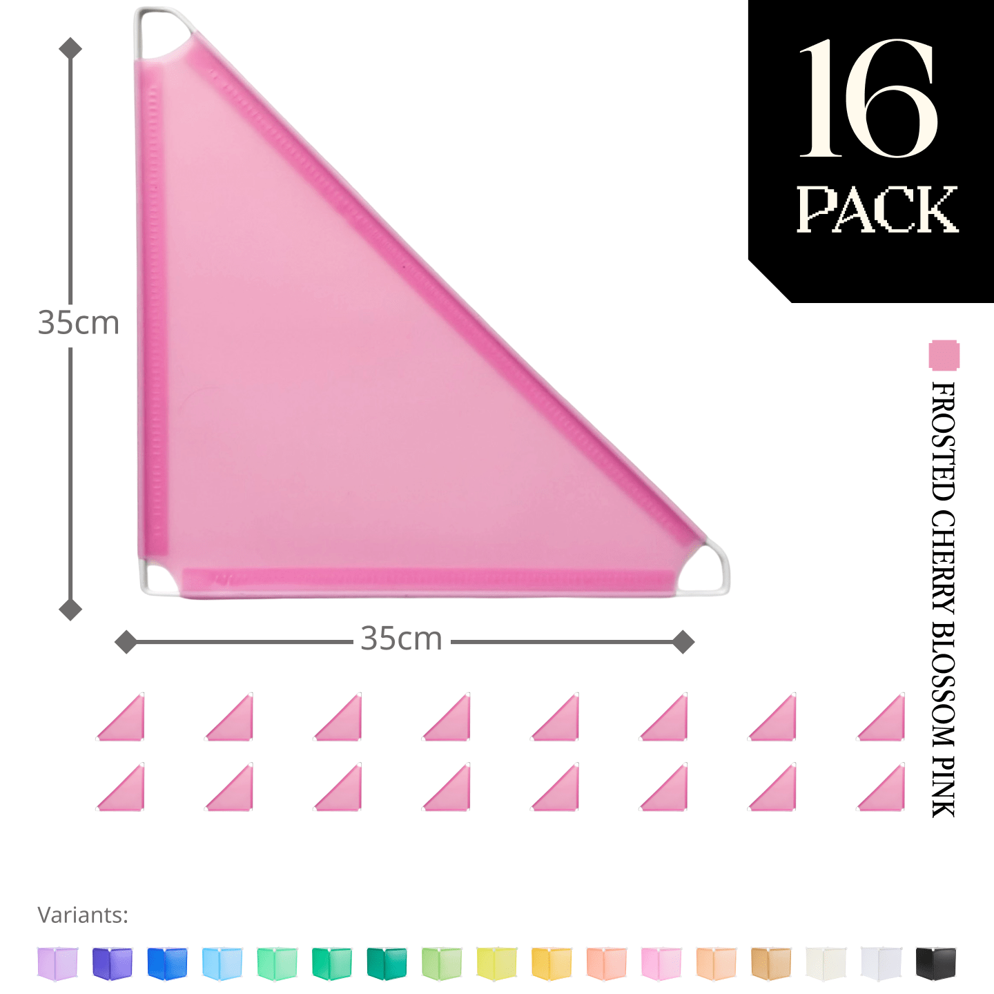 Modular Triangle Panel (35x35cm) - BOOF Bulk Pack
