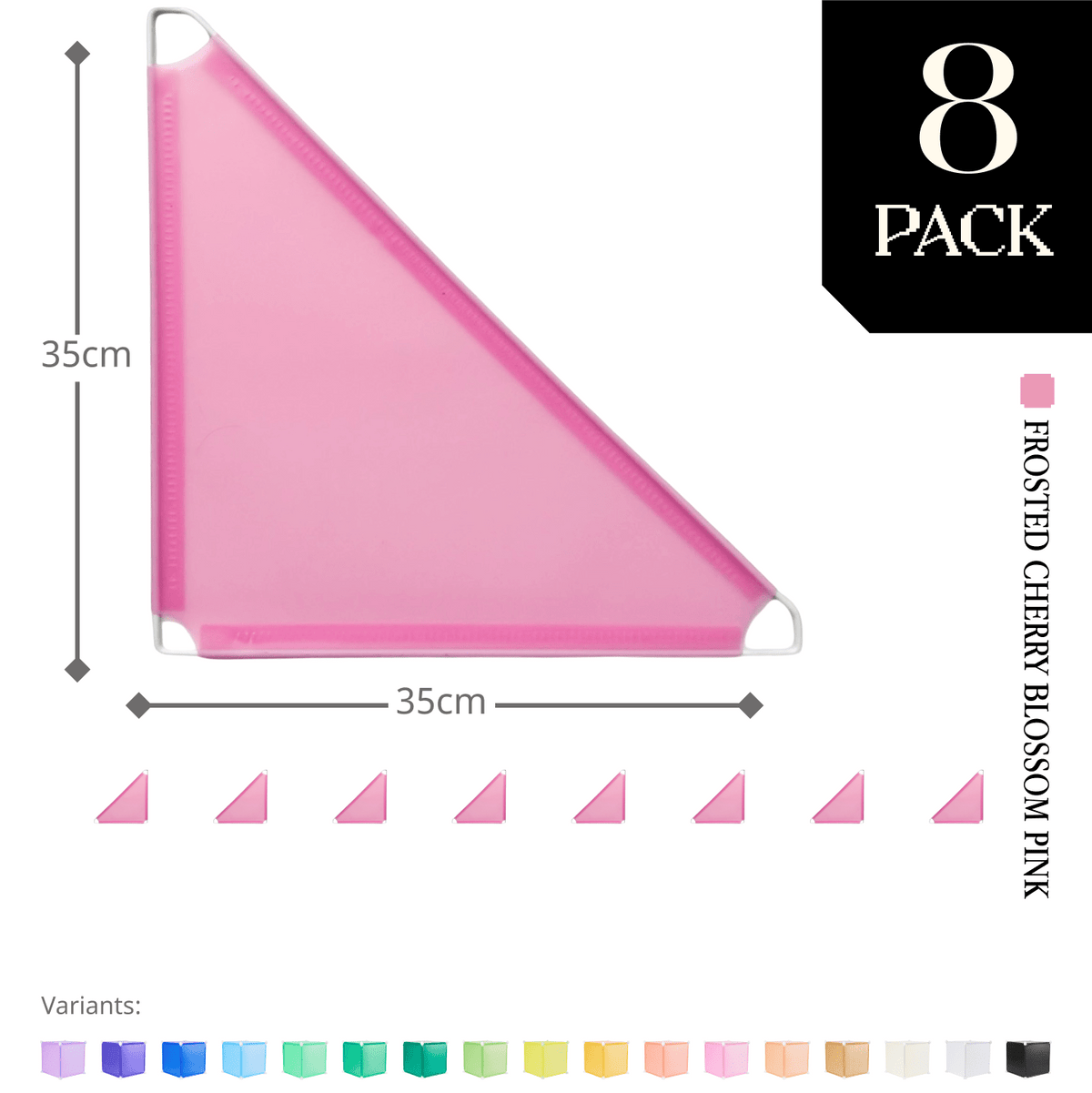 Frosted Cherry Blossom Pink (PMS 2562C) / 8-pack [10% off]