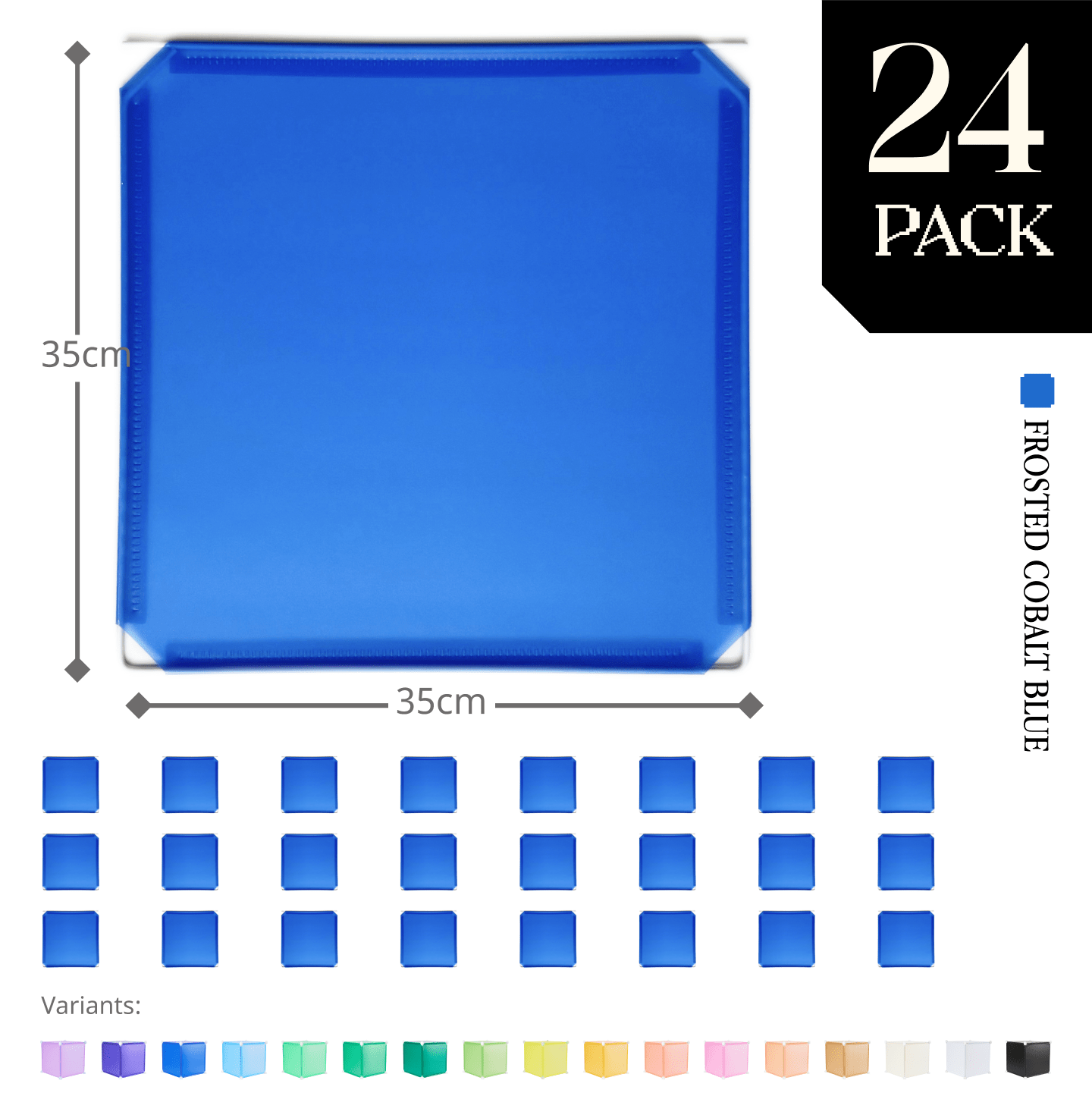 Modular Hinged Square Panel (35x35cm) - BOOF Bulk Pack