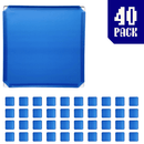 40-pack of Cobalt Blue BOOF panels for modular artist alley and convention booth connector grid display setups.