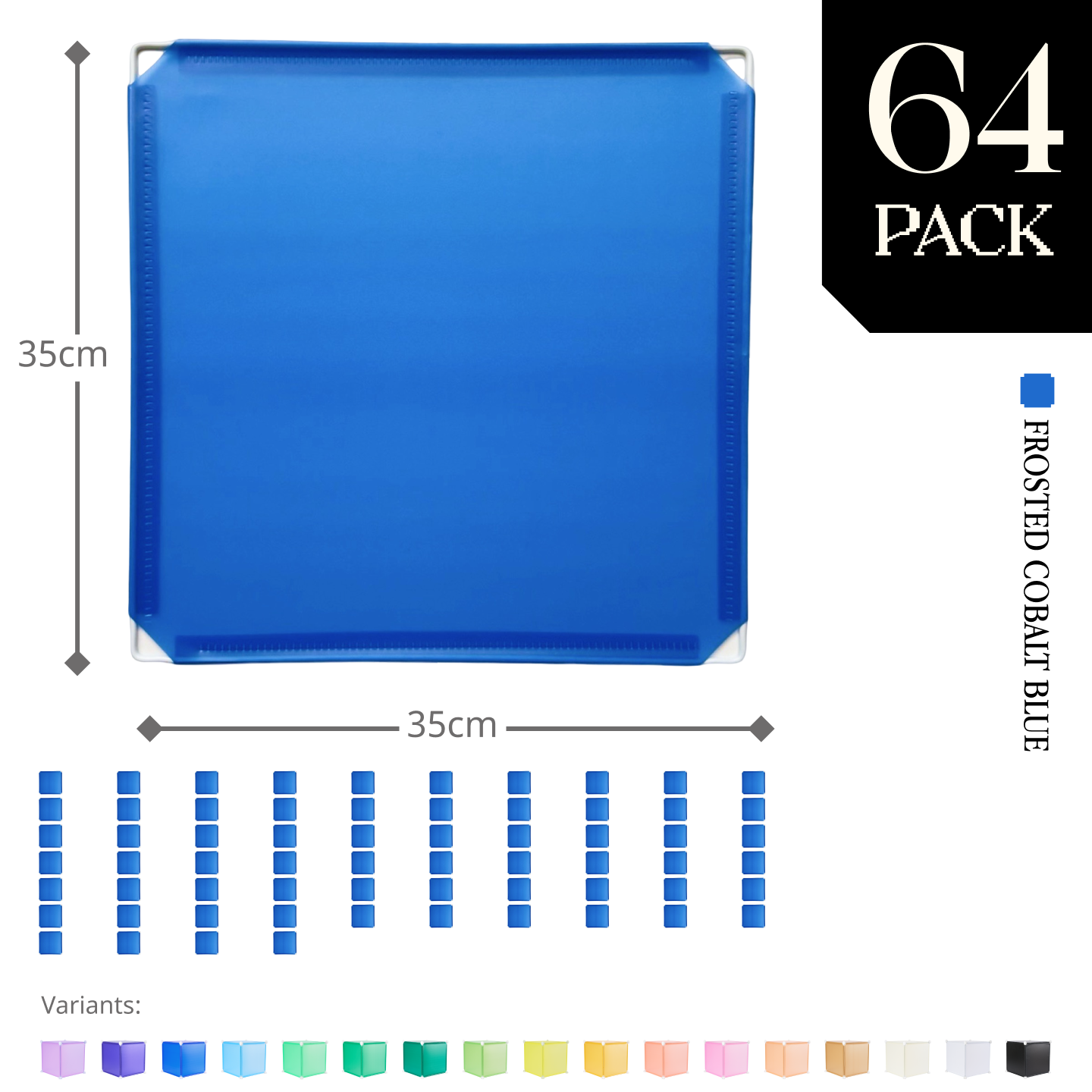 Modular Square Panel (35x35cm) - BOOF Bulk pack
