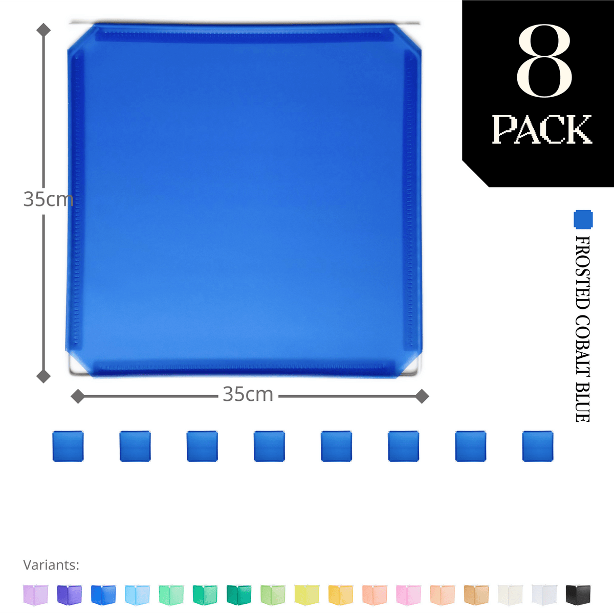 Frosted Cobalt Blue (PMS 2728 C) / 8-pack [10% off]