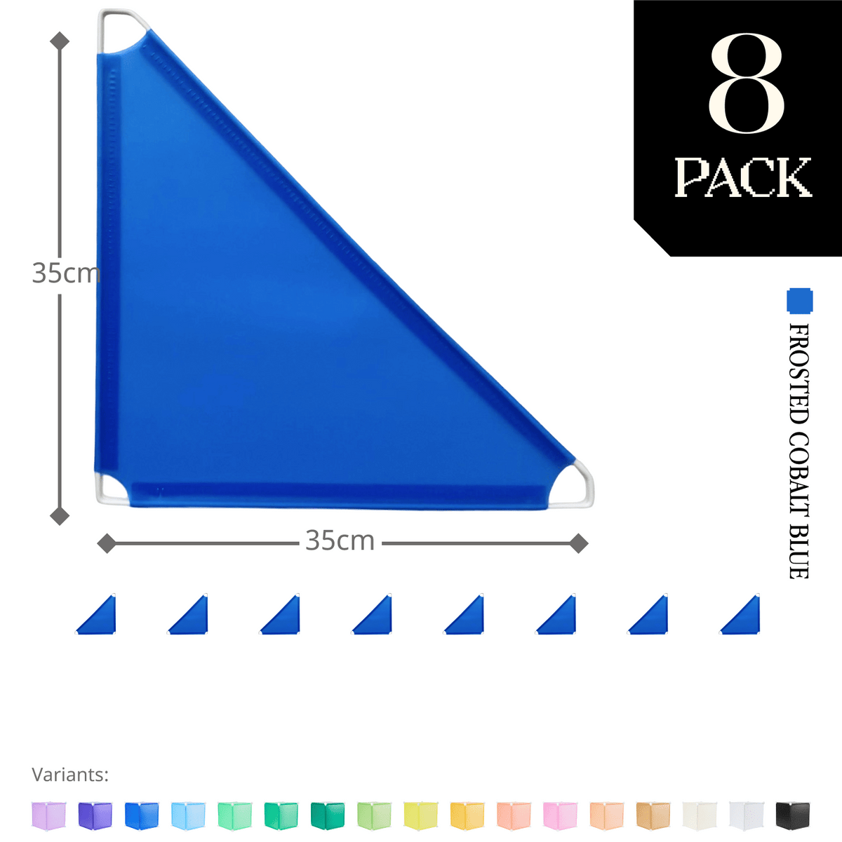 Frosted Cobalt Blue (PMS 2728 C) / 8-pack [10% off]