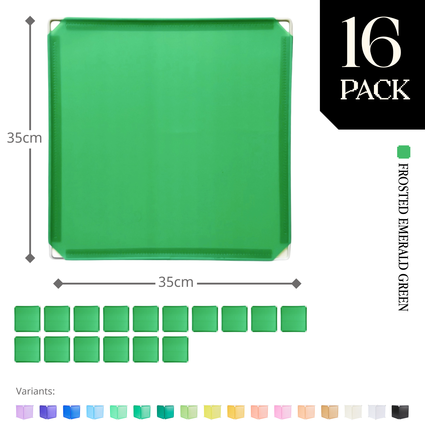 Modular Square Panel (35x35cm) - BOOF Bulk pack