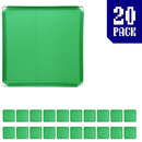 20-pack of Emerald Green BOOF panels for modular artist alley and convention booth connector grid display setups.