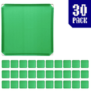 30-pack of Emerald Green BOOF panels for modular artist alley and convention booth connector grid display setups.