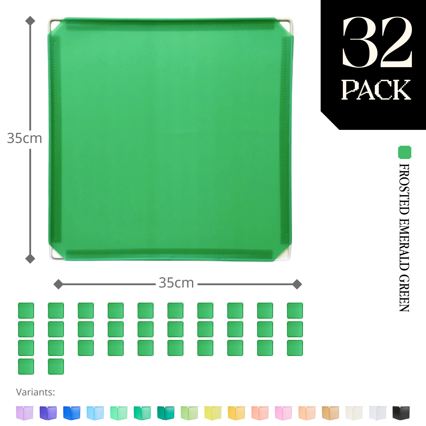 Modular Square Panel (35x35cm) - BOOF Bulk pack