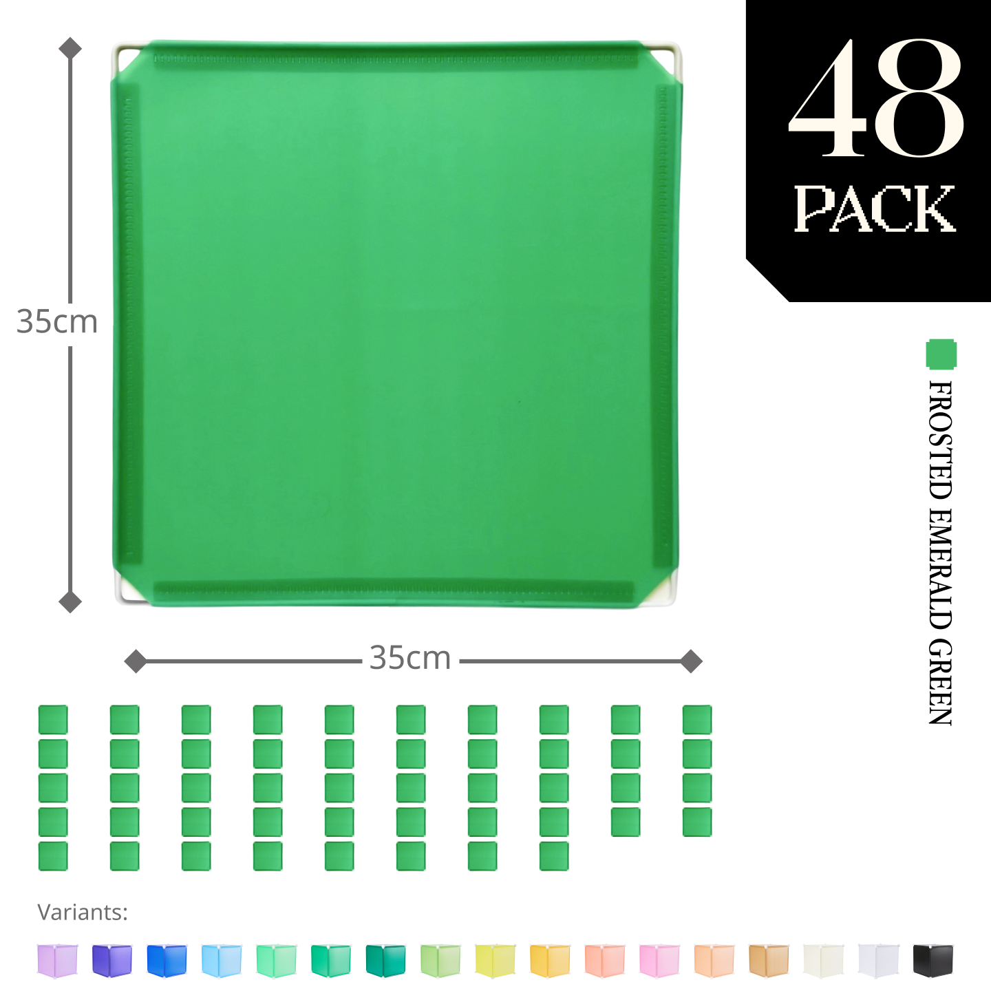 Modular Square Panel (35x35cm) - BOOF Bulk pack