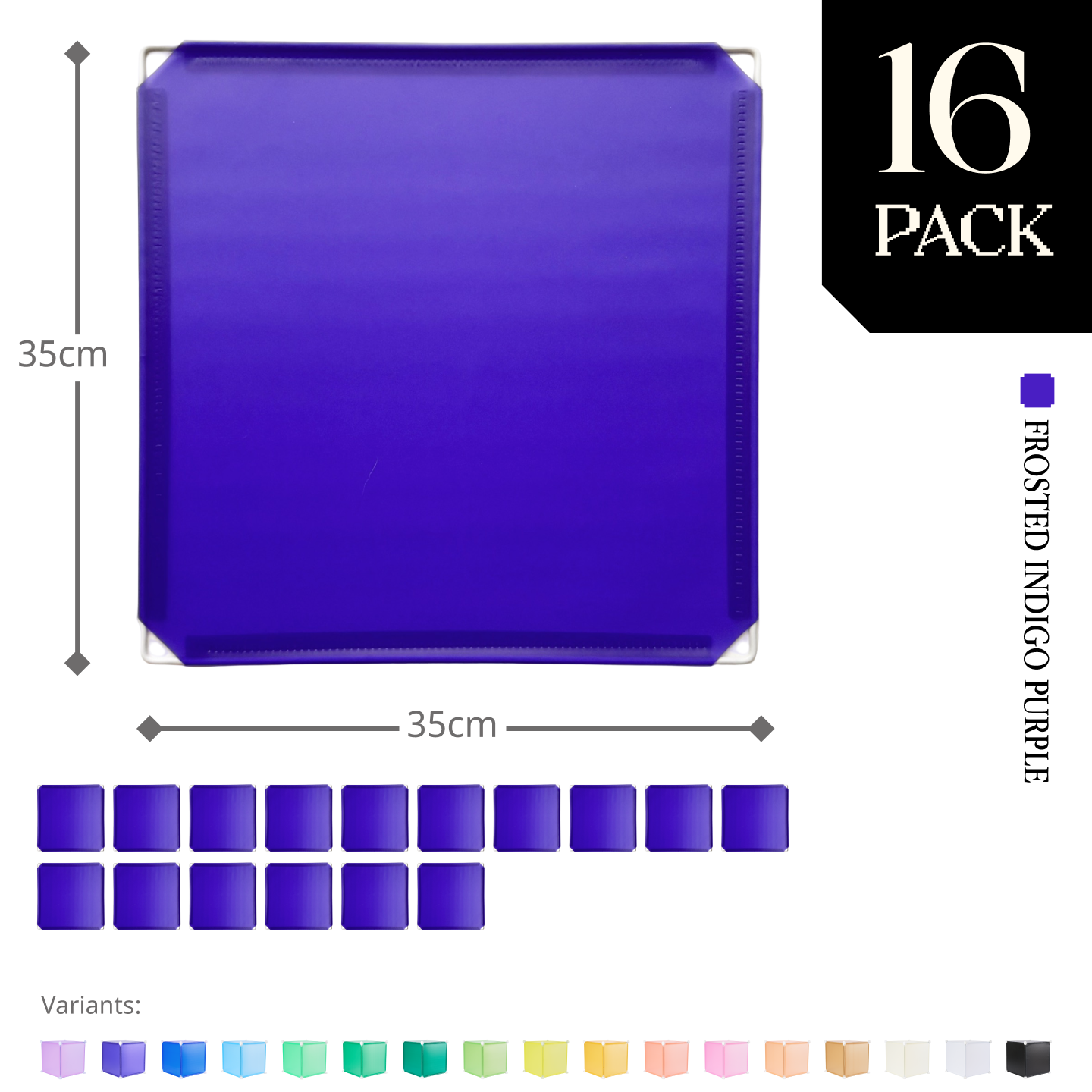 Modular Square Panel (35x35cm) - BOOF Bulk pack