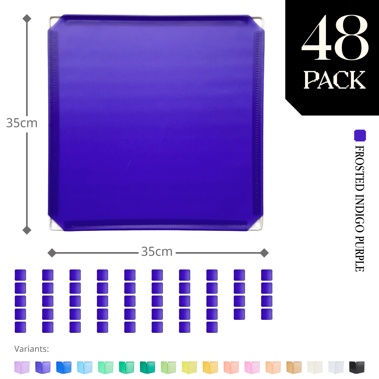 Modular Square Panel (35x35cm) - BOOF Bulk pack