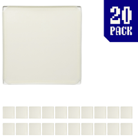 20-pack of Ivory White BOOF panels for modular artist alley and convention booth connector grid display setups.