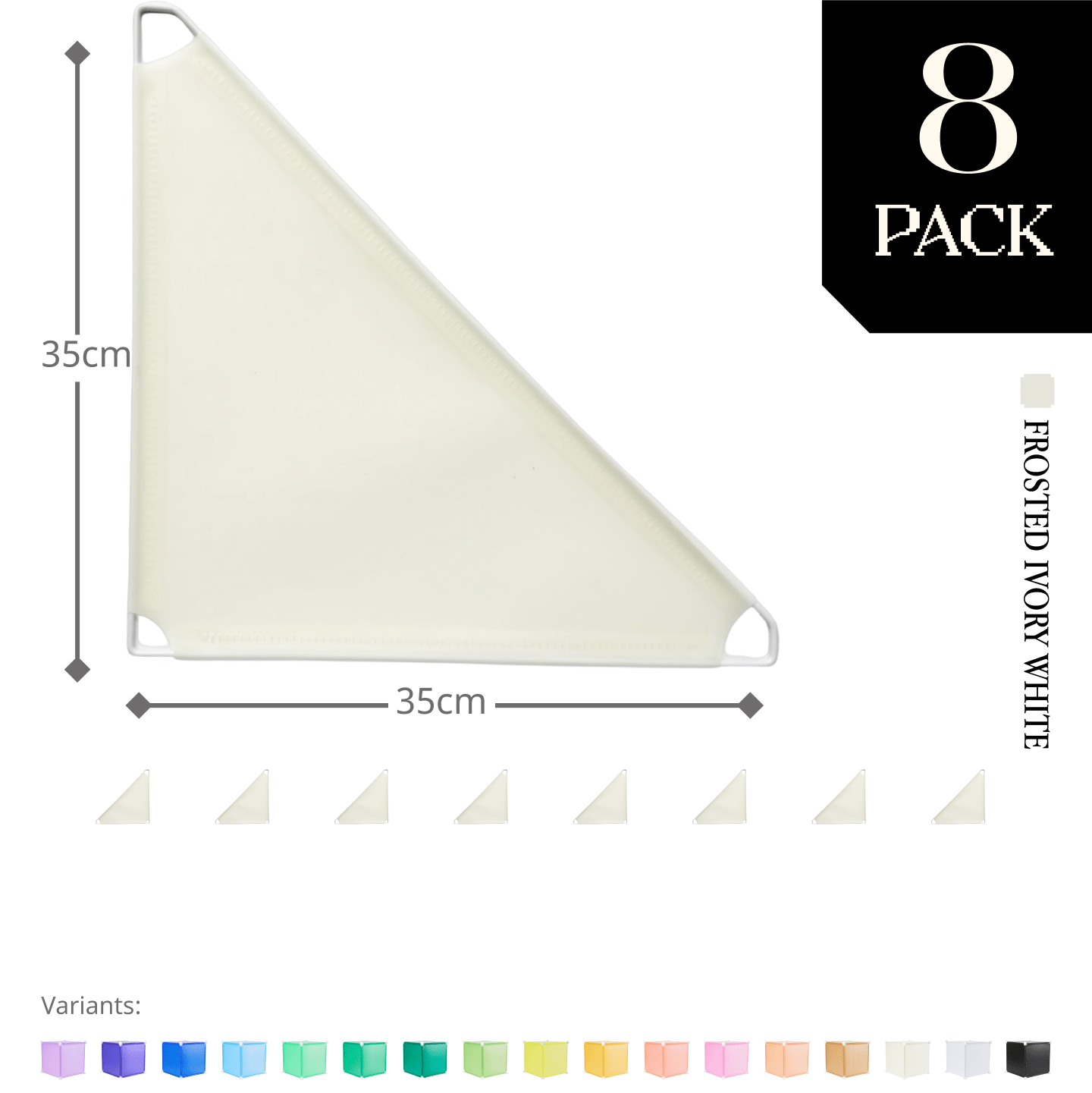Modular Triangle Panel (35x35cm) - BOOF Bulk Pack