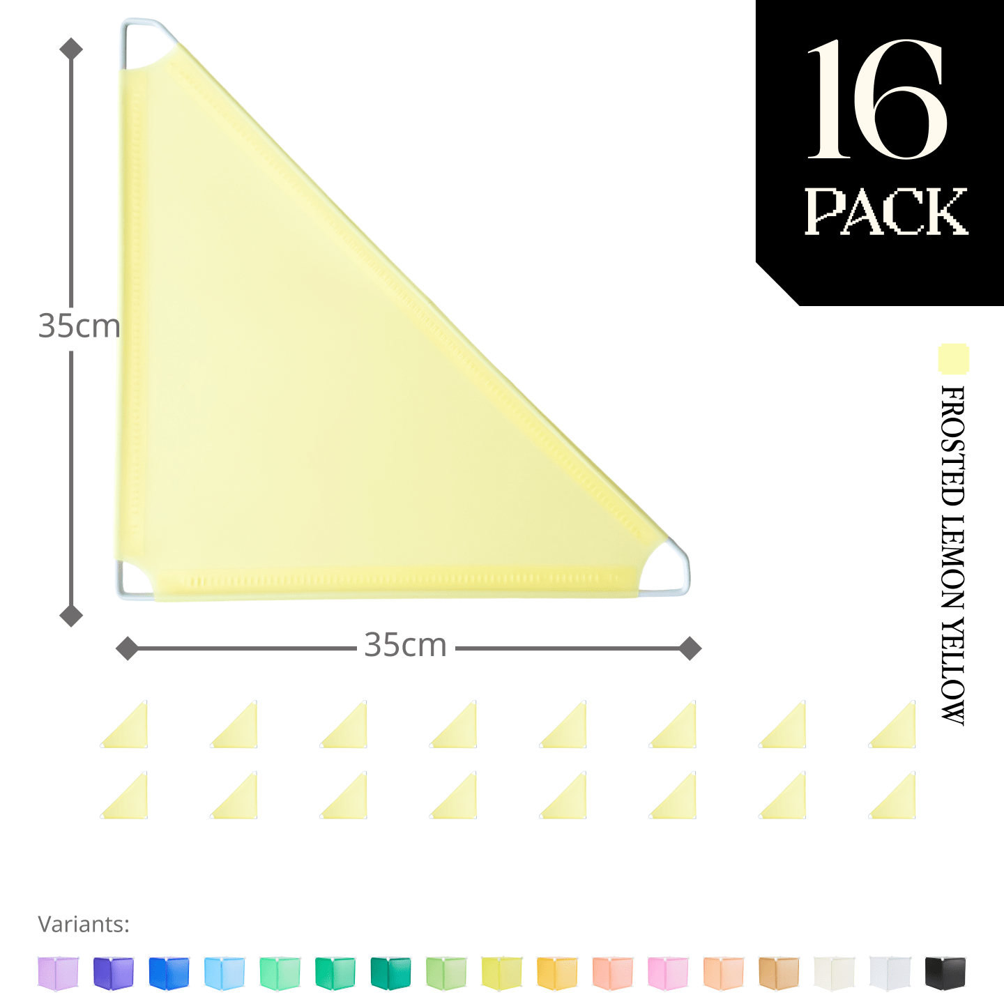 Modular Triangle Panel (35x35cm) - BOOF Bulk Pack
