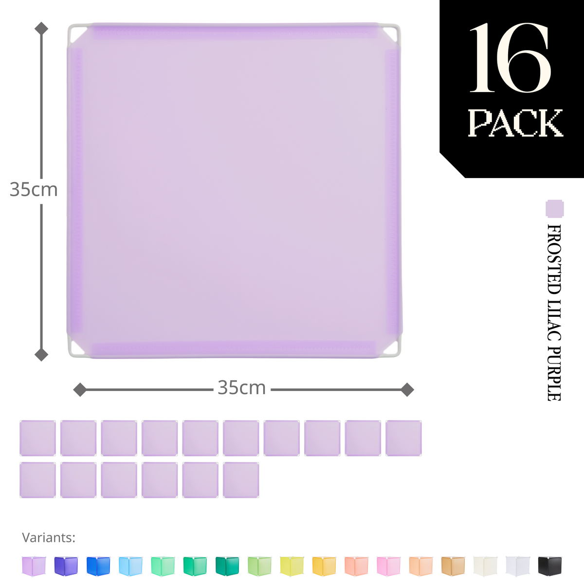 Frosted Lilac Purple (PMS 263 C) / 16-pack [10% off]