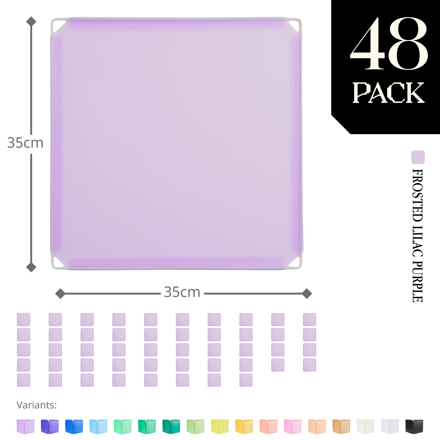 Modular Square Panel (35x35cm) - BOOF Bulk pack