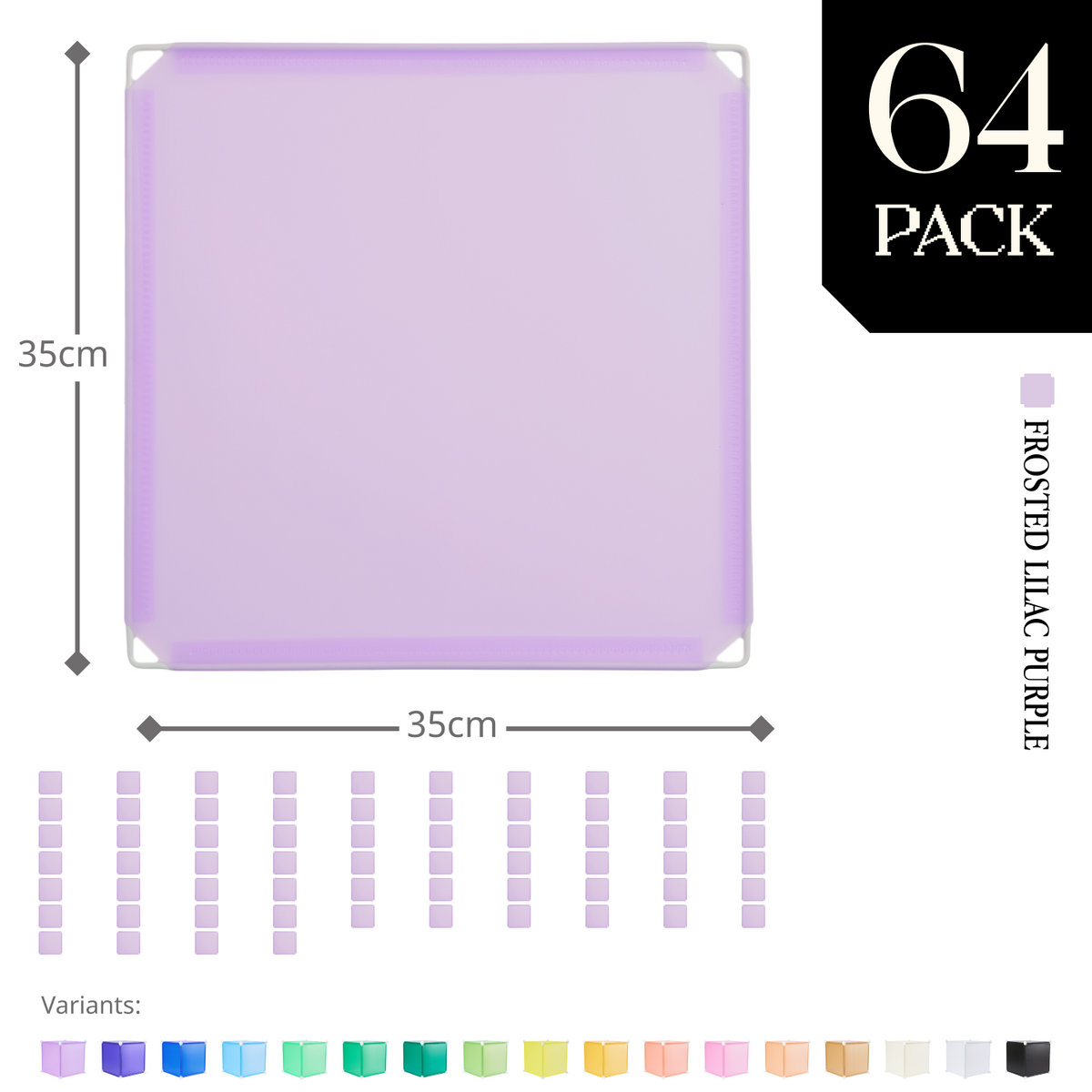 Frosted Lilac Purple (PMS 263 C) / 64-pack [45% off]