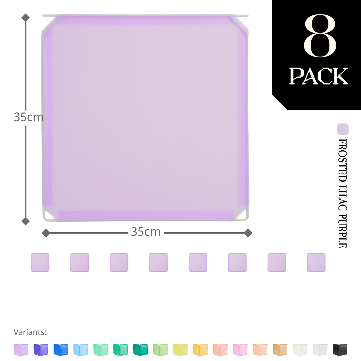 Frosted Lilac Purple (PMS 263 C) / 8-pack [10% off]
