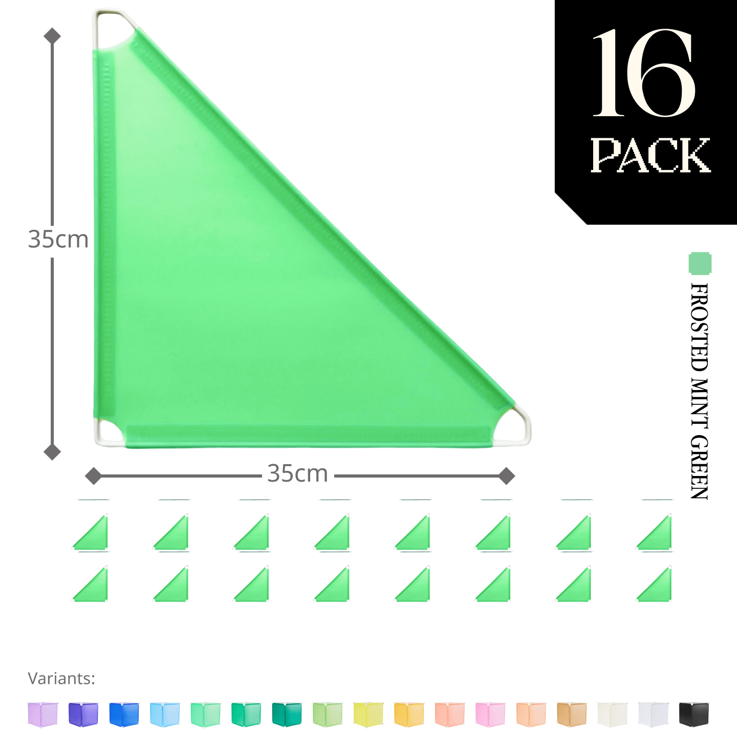 Modular Triangle Panel (35x35cm) - BOOF Bulk Pack