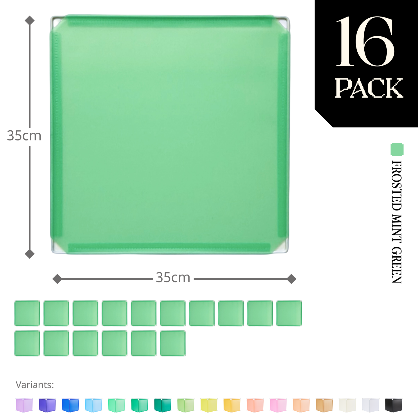 Modular Square Panel (35x35cm) - BOOF Bulk pack