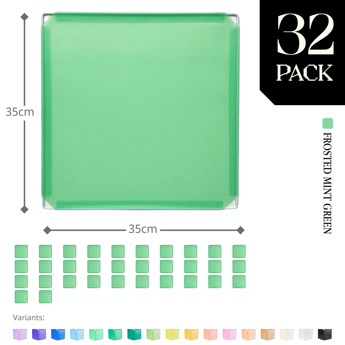 Modular Square Panel (35x35cm) - BOOF Bulk pack