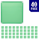 40-pack of Mint Green BOOF panels for modular artist alley and convention booth connector grid display setups.