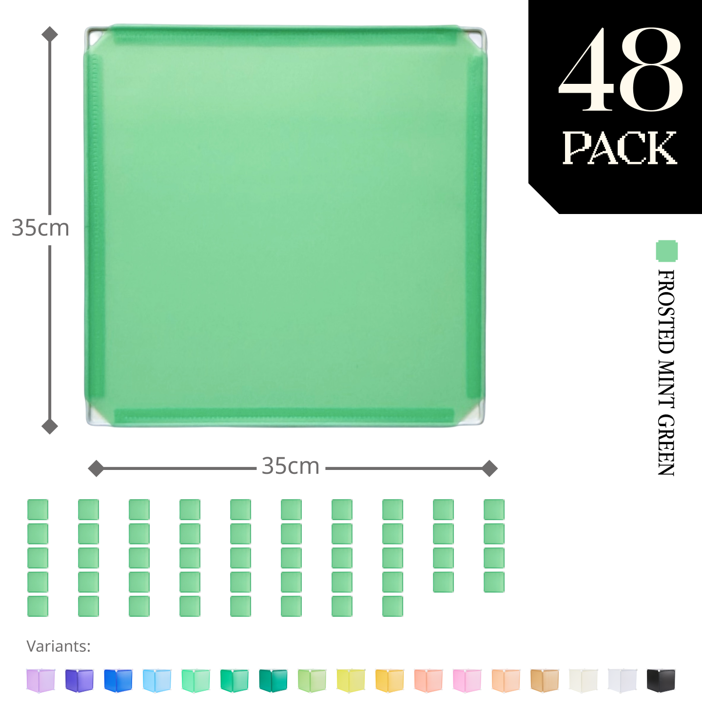 Modular Square Panel (35x35cm) - BOOF Bulk pack