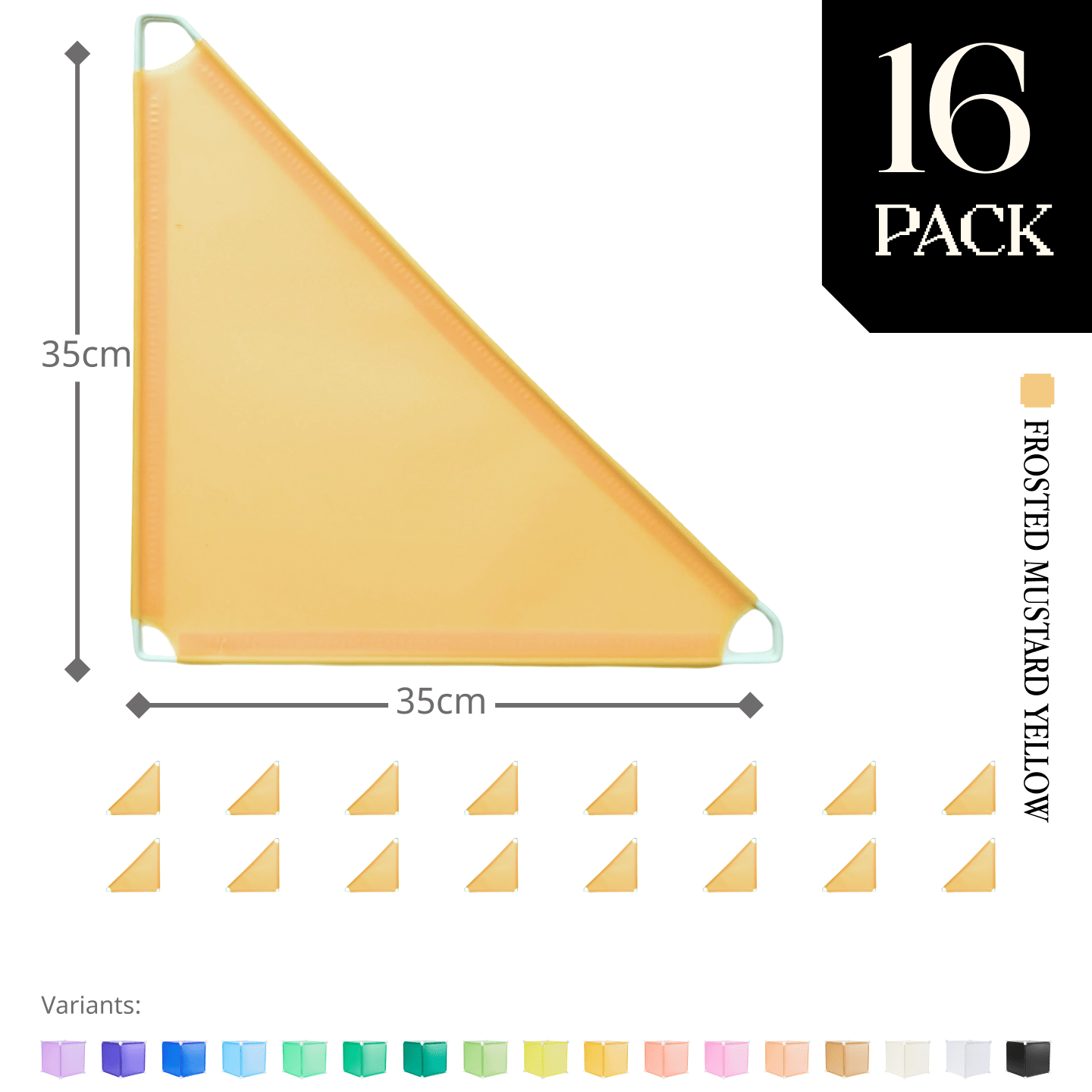Modular Triangle Panel (35x35cm) - BOOF Bulk Pack