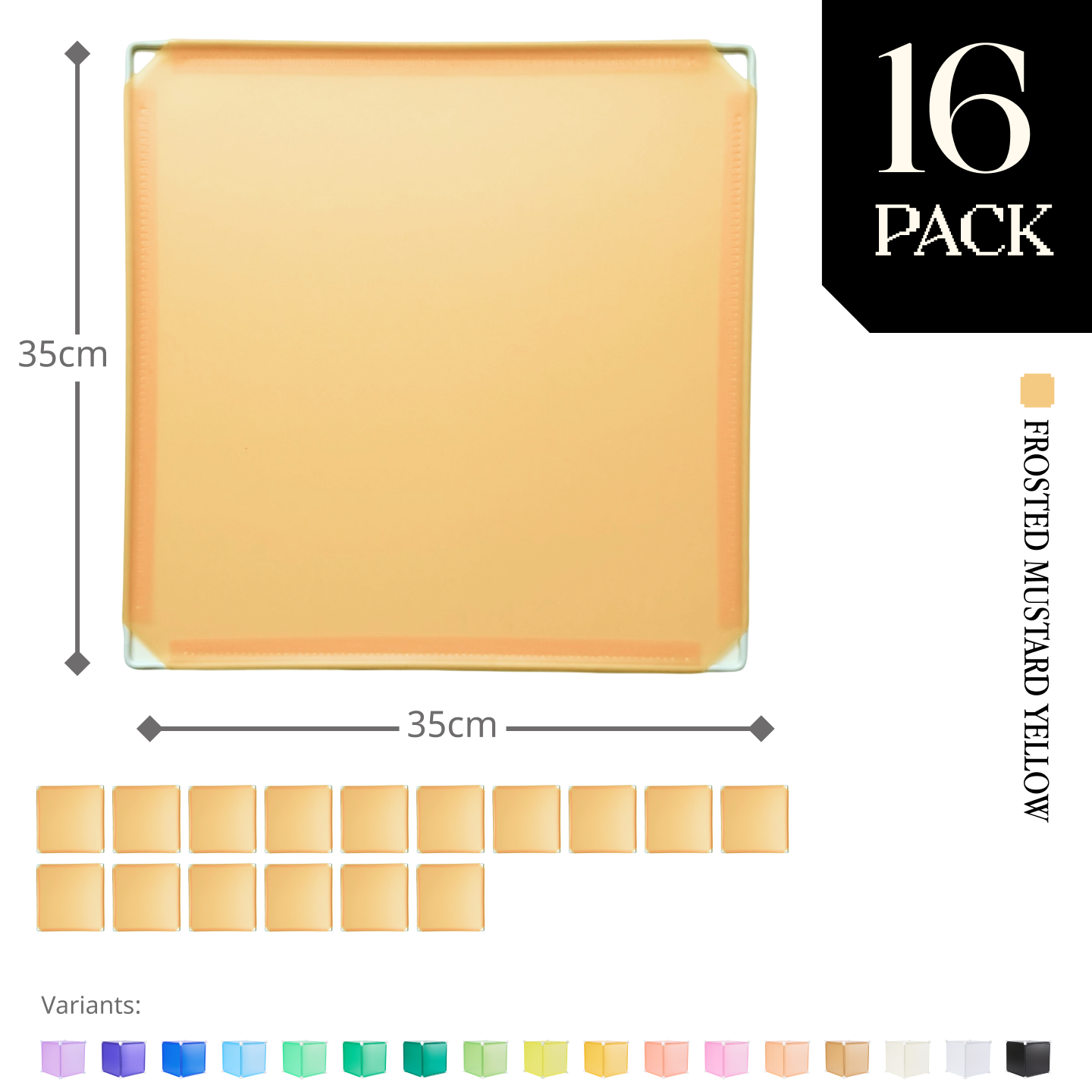 Modular Square Panel (35x35cm) - BOOF Bulk pack