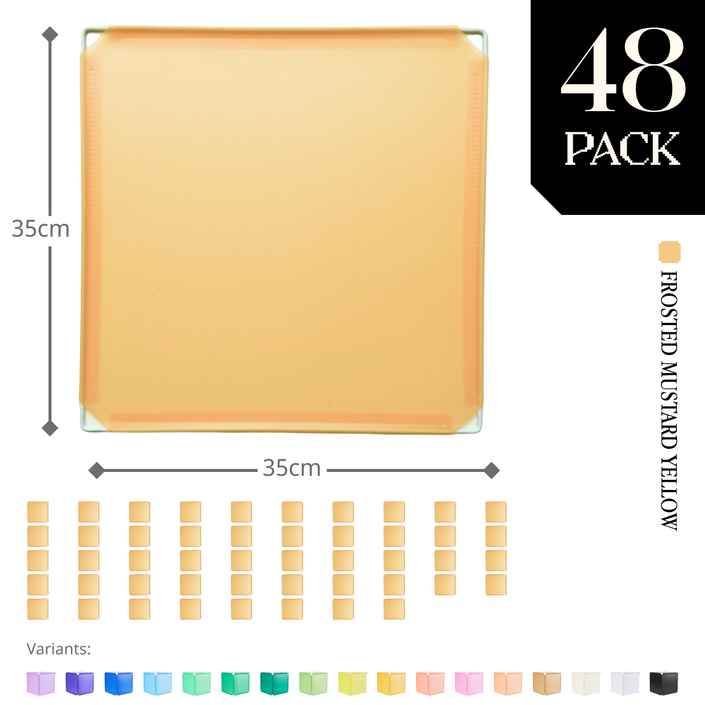 Modular Square Panel (35x35cm) - BOOF Bulk pack
